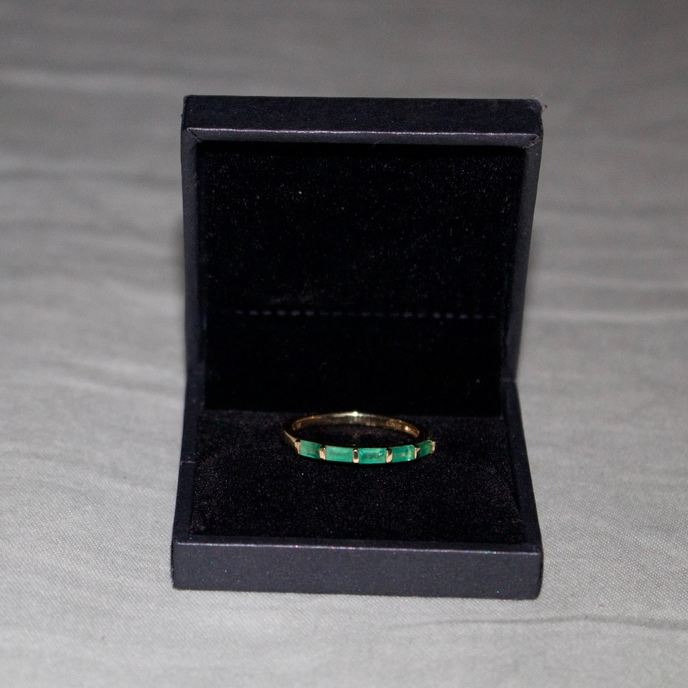 Julianna B. Gemstone Birthstone Anniversary Band 10k